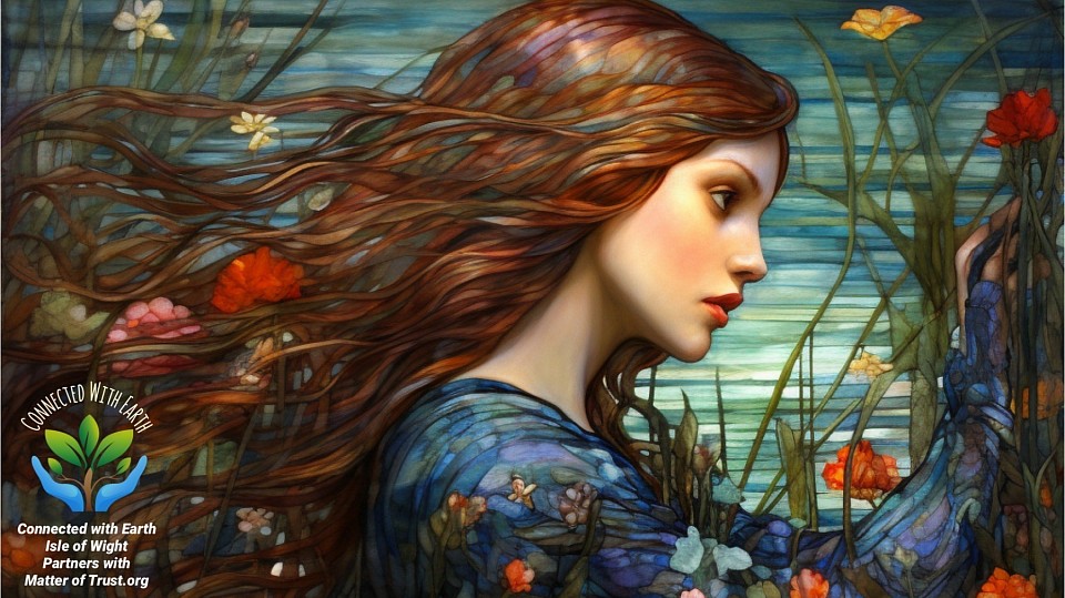 Connected with Earth Mermaid Beauty Beneath the Sea